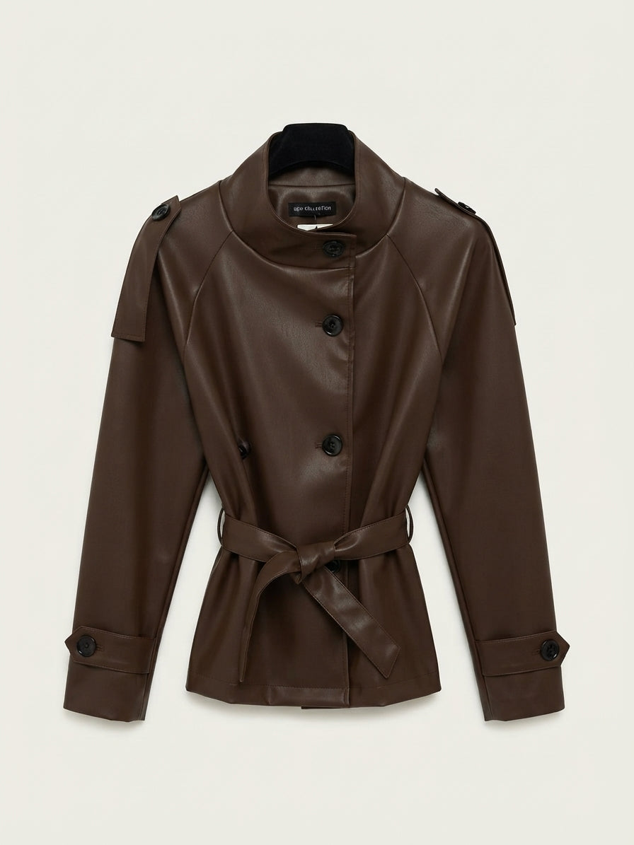 Giacca in Ecopelle "Essential"