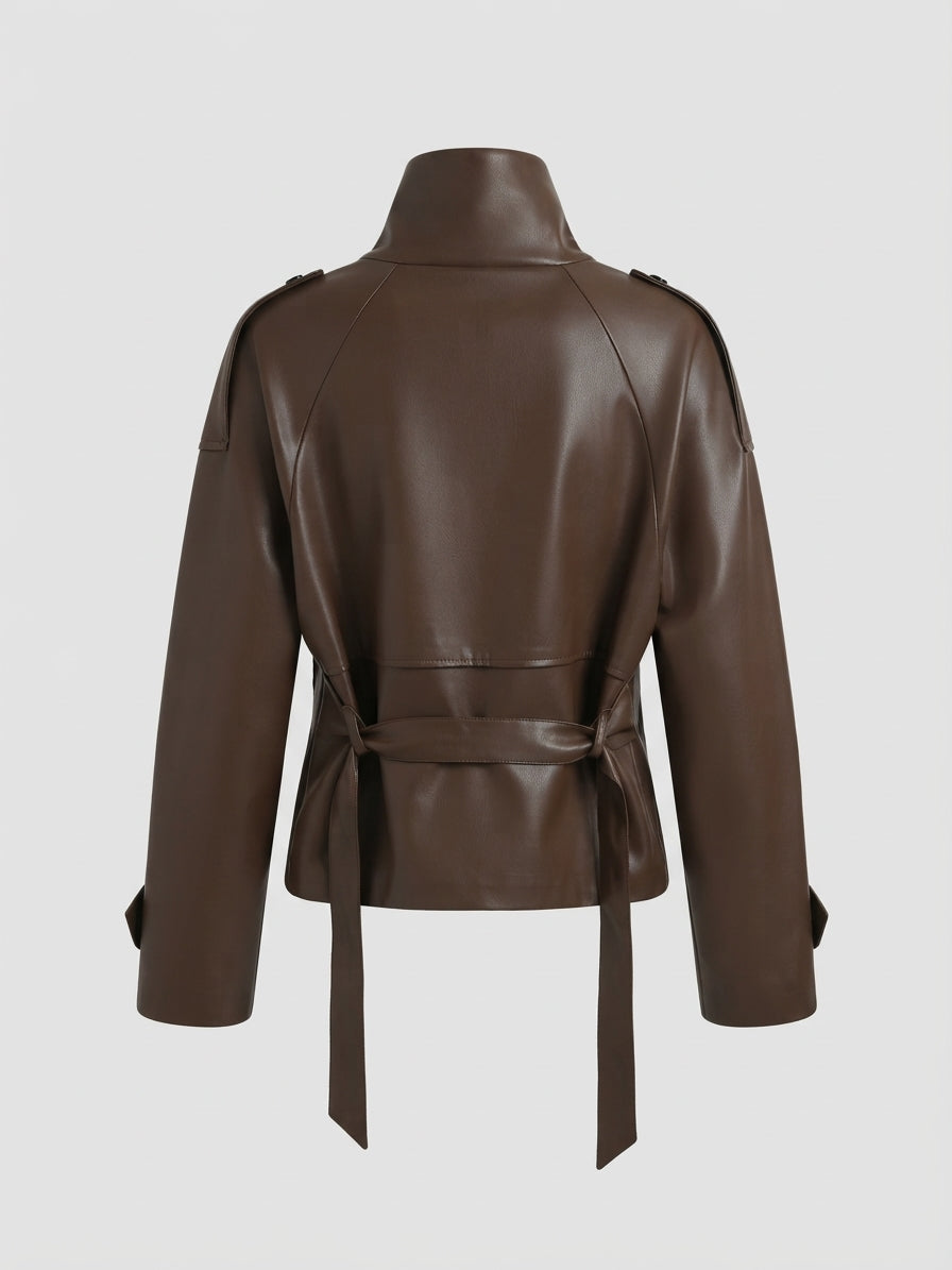 Giacca in Ecopelle "Essential"