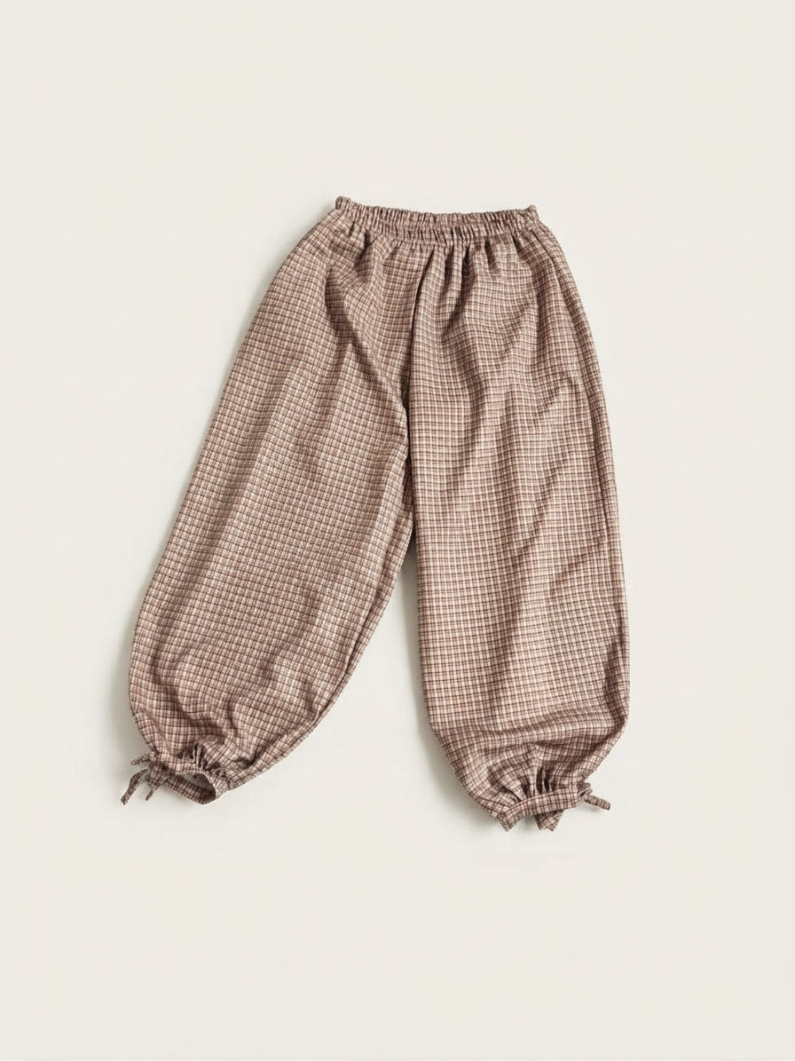 Pantaloni Comfort a Quadri