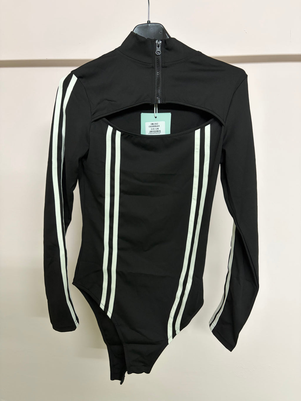 Body Long Sleeve Cut-Out Nero
