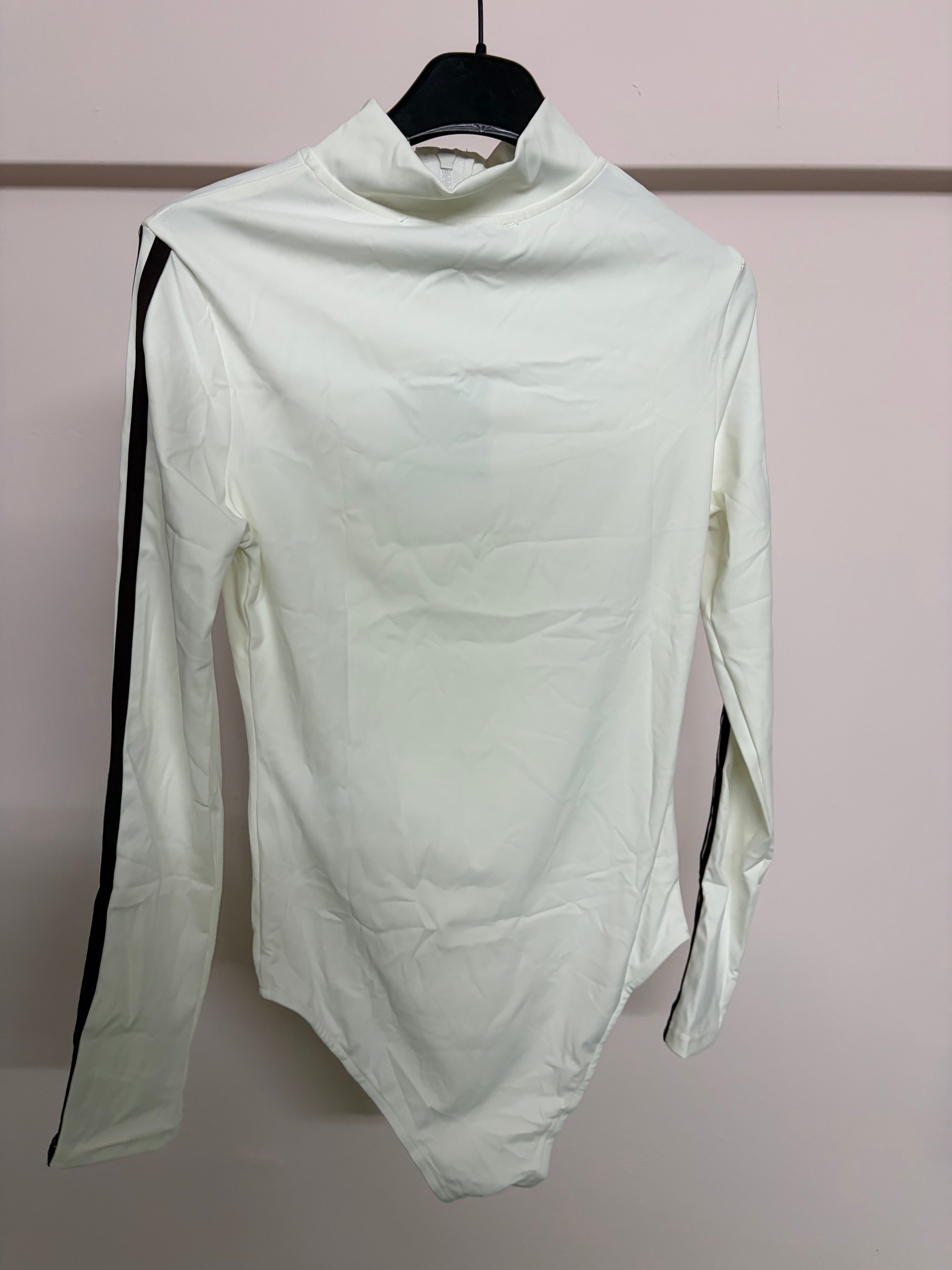 Body Long Sleeve Cut-Out Bianco